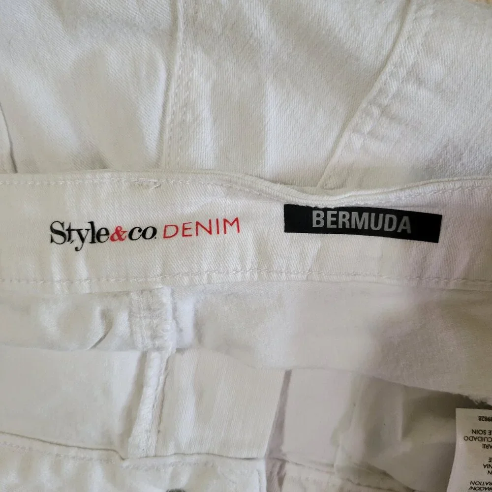Style & Co. Denim Bermuda Shorts - Picture 4 of 4